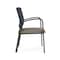 Lesro Newport Guest Chair Metal Frame, Charcoal, RS Night Sky Back, MD Farro Seat NP1101 - alternate 3